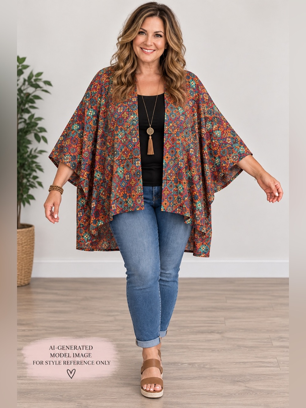 LULAROE LINDSAY KIMONO